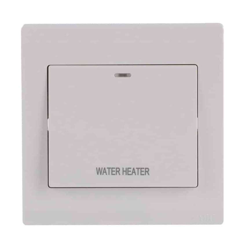 Bộ công tắc máy nước nóng ABB Inora 180WH 2 cực 20AX có đèn Led