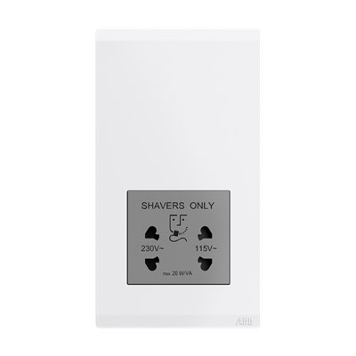 Bộ ổ cắm dao cạo râu ABB Inora BL401