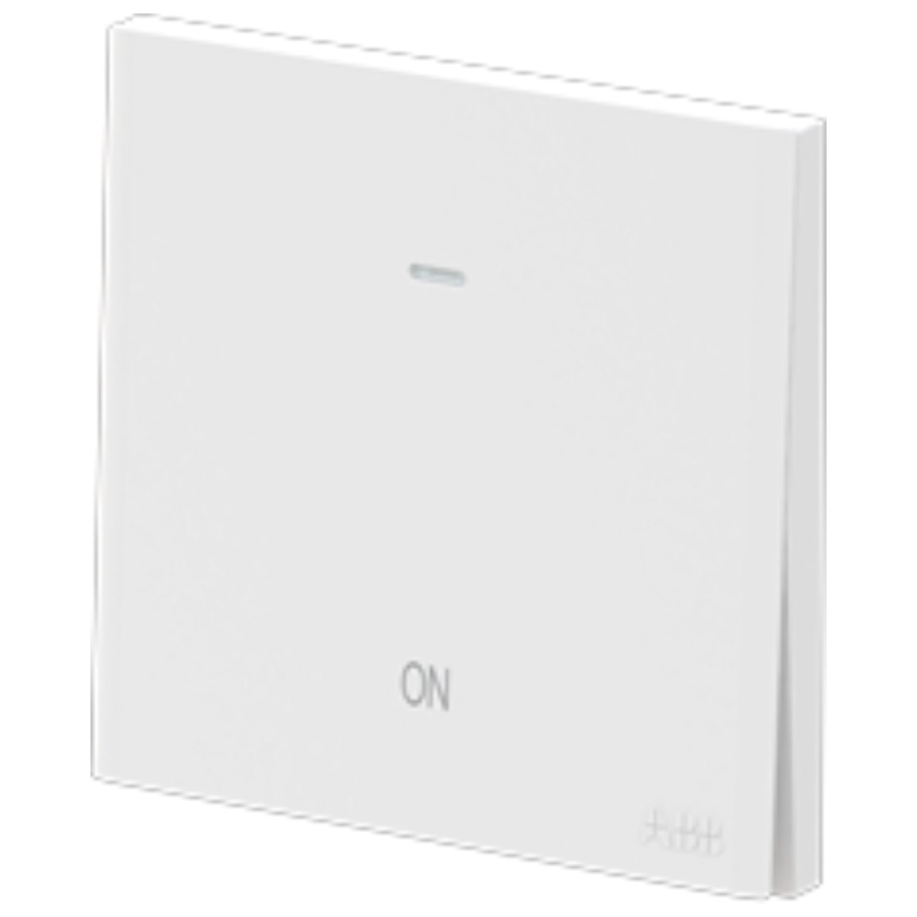 Công tắc máy nước nóng ABB Framia BC171 2 cực 20AX, có đèn LED marked "ON"