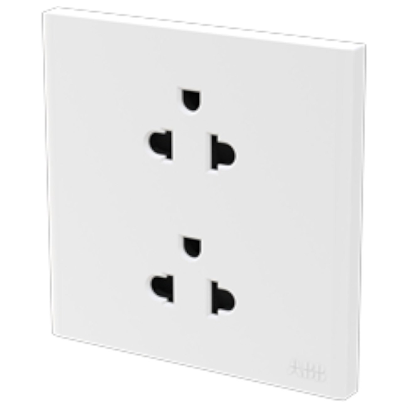 Bộ ổ cắm đôi 3 chấu ABB Framia BC245 16A