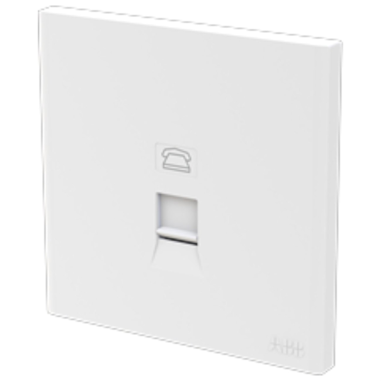 Bộ ổ cắm điện thoại đơn ABB Framia BC321 RJ11
