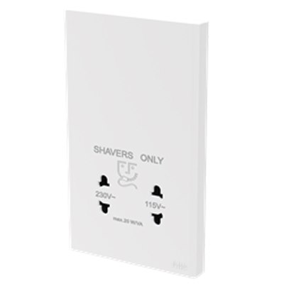 Bộ ổ cắm dao cạo râu ABB Framia BC401