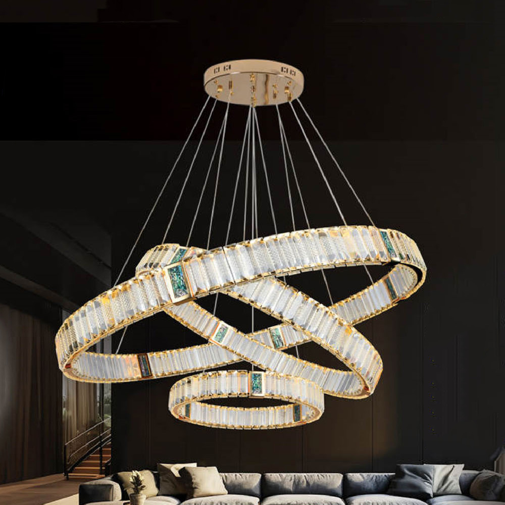 Đèn thả pha lê Andora TPL-81028 (Dây 1.2m) - LED 3 CĐ + Remote