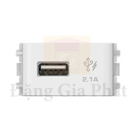 Ổ cắm sạc USB 2.1A đơn 3031USB_WE