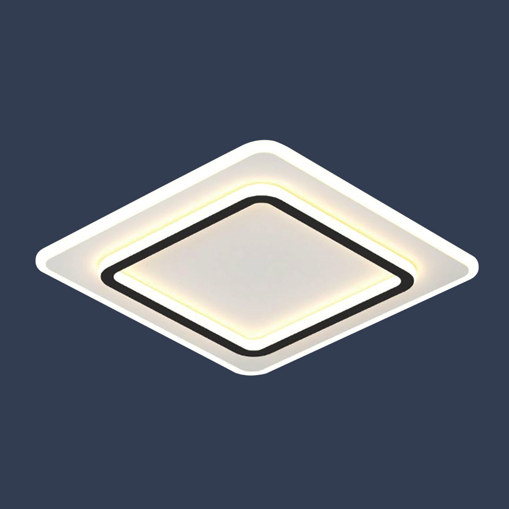 Đèn ốp trần vuông Klasse 50x50x8cm LED 3 màu