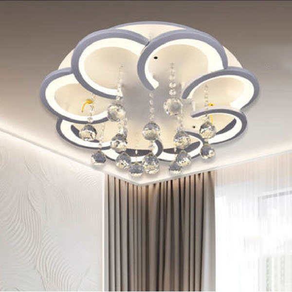 Đèn ốp trần trang trí Andora Ø550 - LED 3 CĐ + Remote