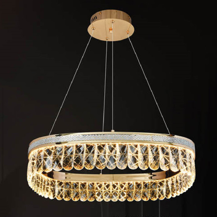 Đèn thả pha lê Andora Ø500 (Dây 1.3m) - LED 3 CĐ