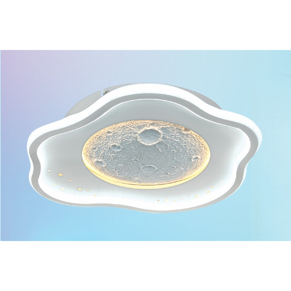 Đèn mâm ốp trần mica Ø500*H50 Led 160W 3 màu ánh sáng
