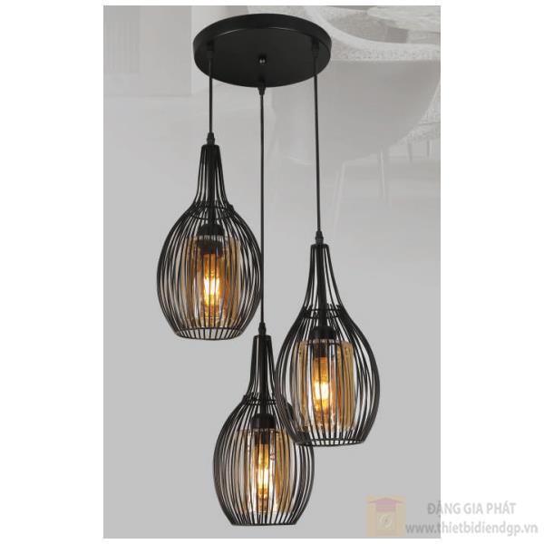 Đèn treo trần trang trí Slister Ø240*H1000mm - E27*3