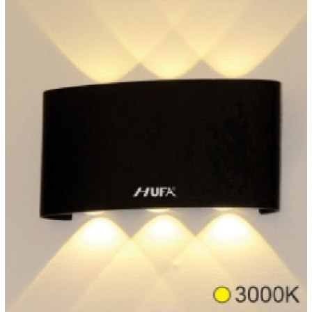 Đèn gắn tường ngoài trời Hufa AK-112 L185*W40*H70 LED 6W