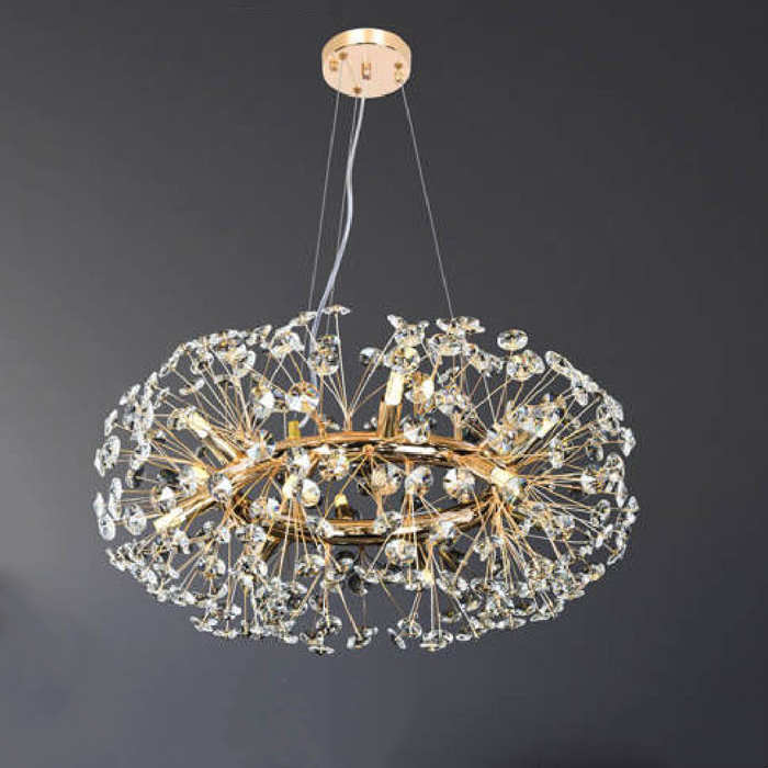 Đèn thả trang trí Andora Ø600 x H300 + 900 - LED G9*12 (có bóng)