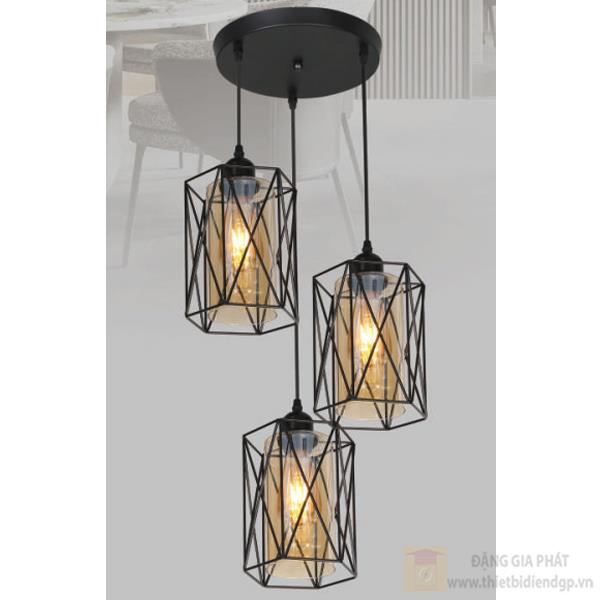 Đèn treo trần trang trí Slister Ø240*H1000mm - E27*3