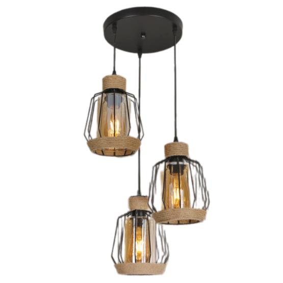 Đèn treo trần trang trí Slister Ø240*H1000mm - E27*3