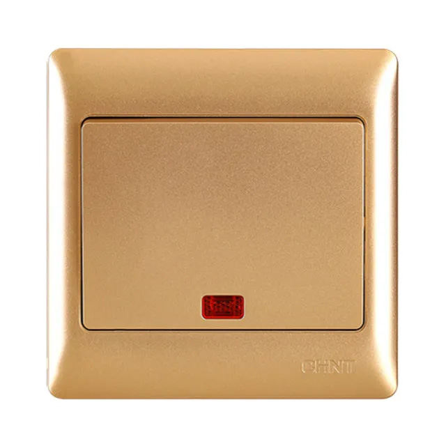 Bộ công tắc đơn 2 cực 2 chiều CHINT NEW7-G00250/X 20A 250V có đèn báo