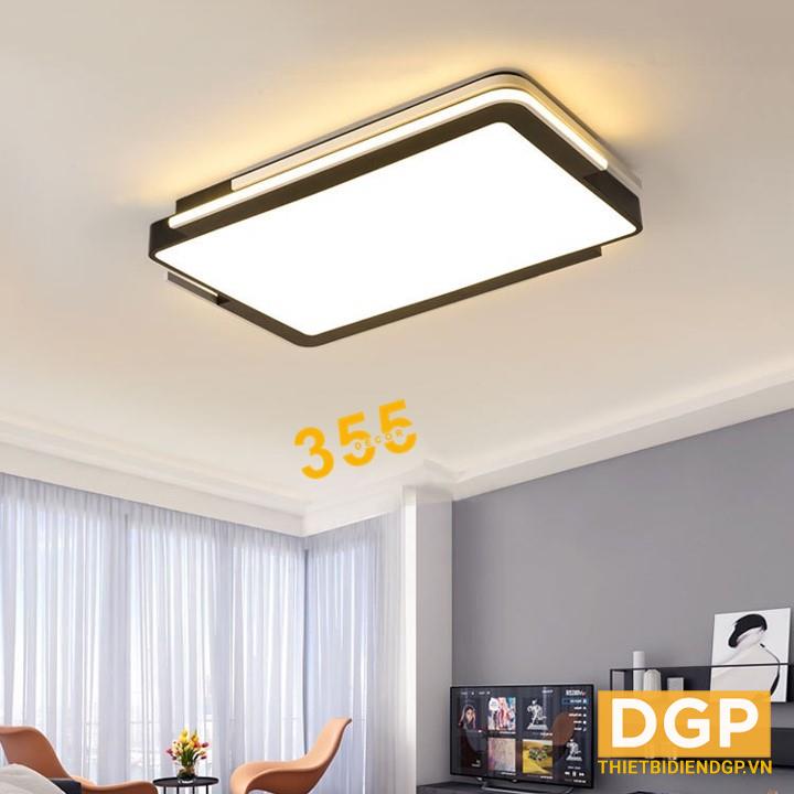Đèn ốp trần mica OT75CN Đen