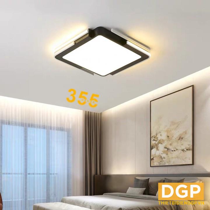 Đèn ốp trần mica OT75V Đen