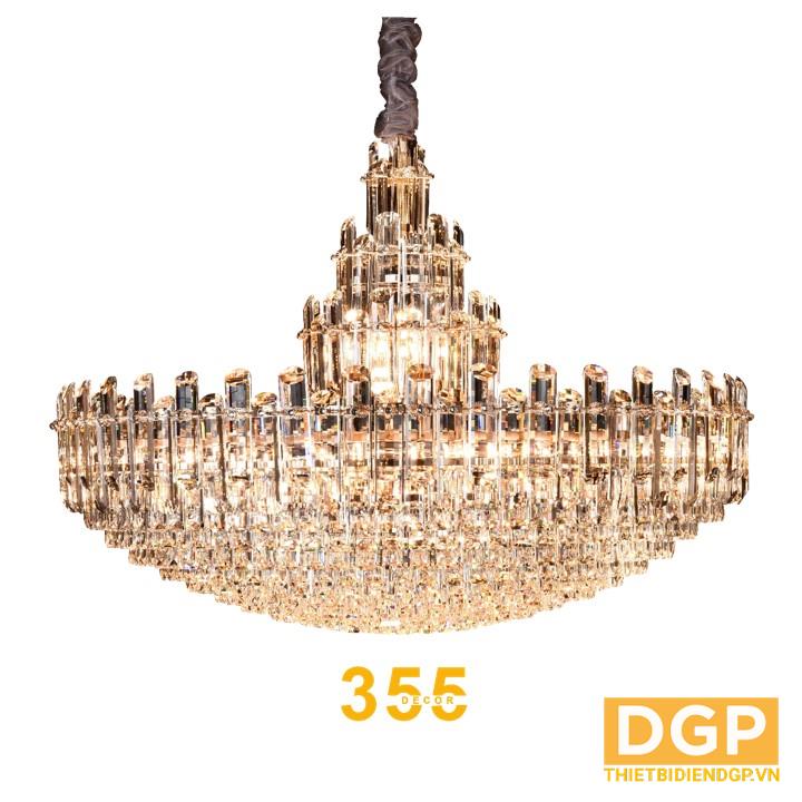 Đèn thả pha lê - E14*30 - Ø1000 - Pha Lê K9 & Thân xi cao cấp