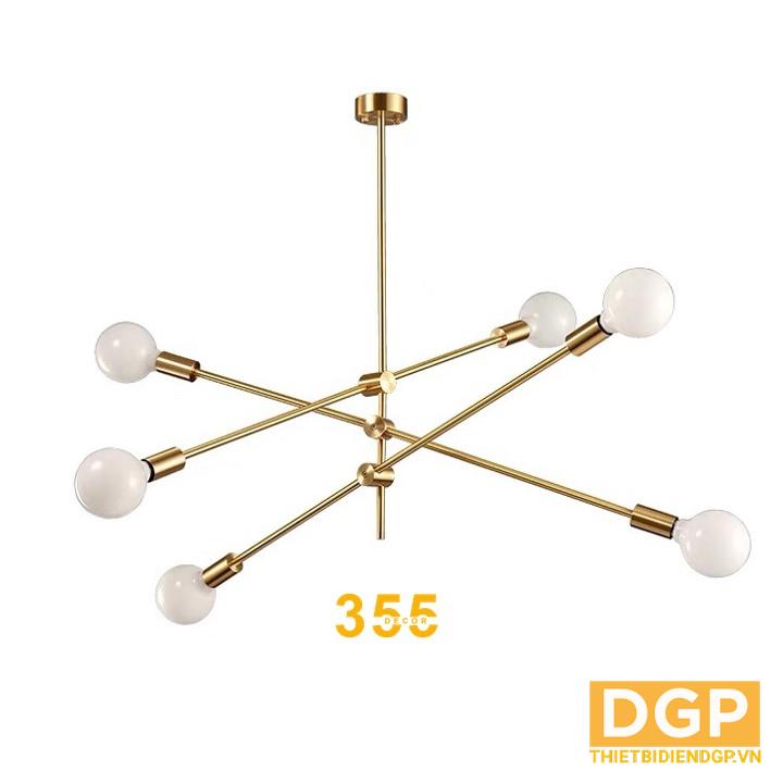 Đèn thả thiết kế TTK70N6 Xi Vàng