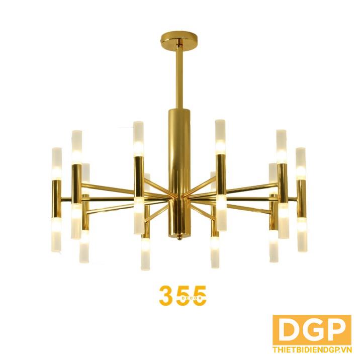 Đèn thả thiết kế TTKCD125T20 Xi Vàng