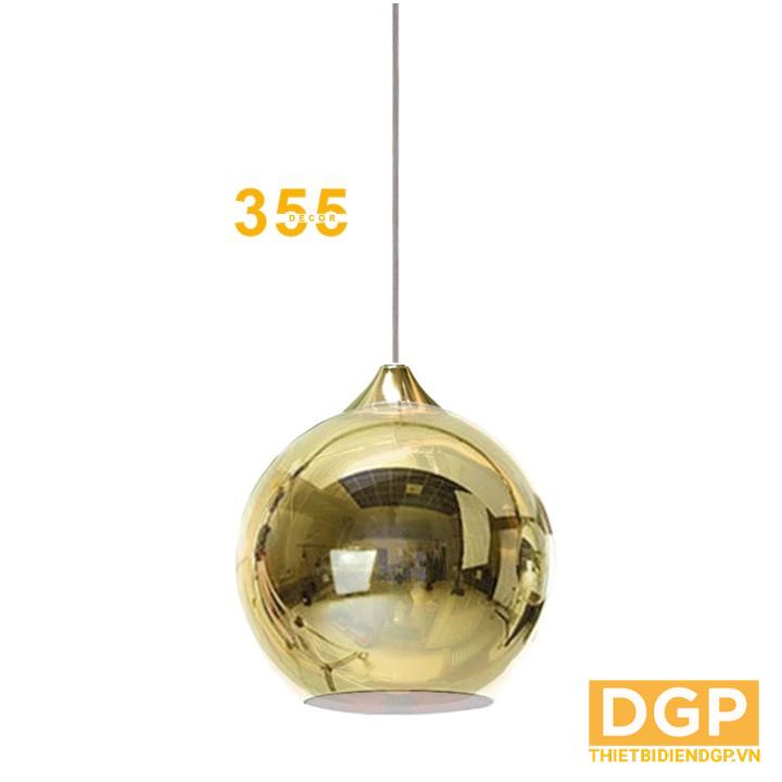 Đèn thả thủy tinh TT14 Vàng E27