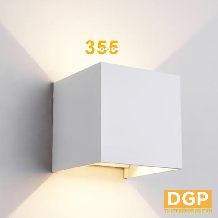 Đèn tường hiện đại VNT2217 VUÔNG Trắng