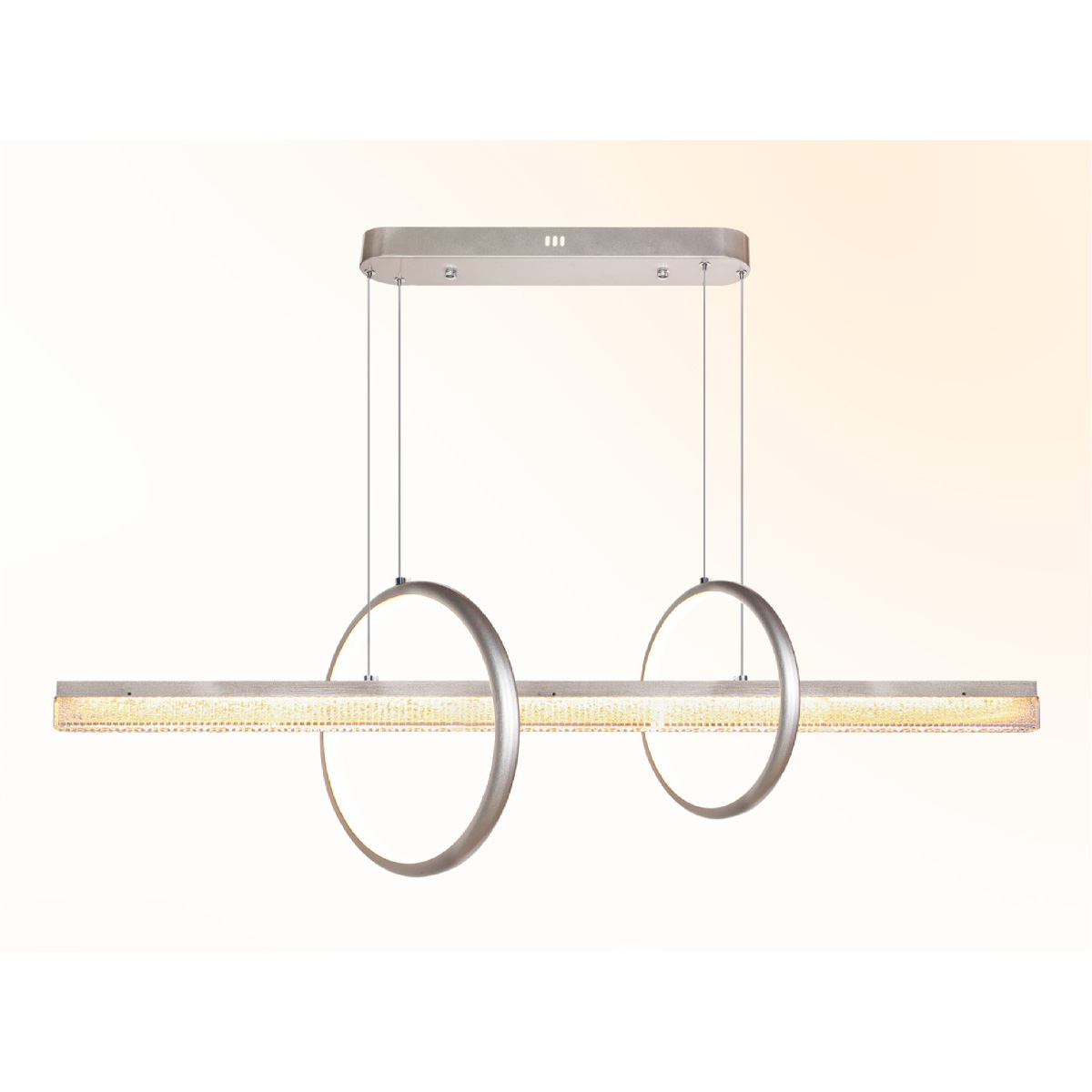 Đèn thả trần mica L1200 Ø350-250*H1200 - LED 160W 3 CĐ