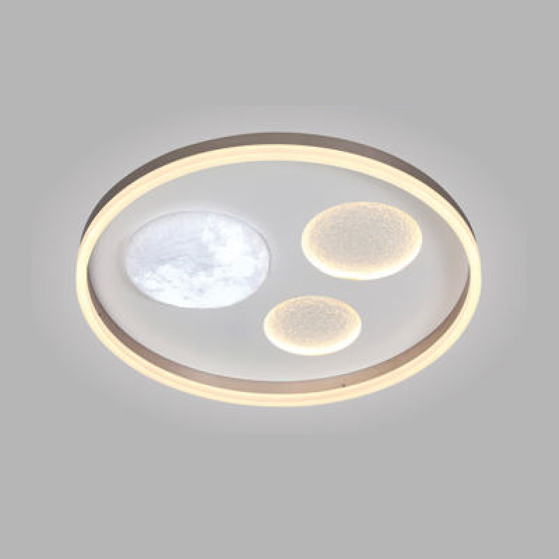 Đèn mâm Led tròn Ø500*H70 - 3 chế độ màu