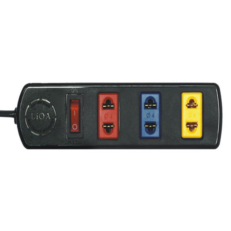 Ổ cắm kéo dài phổ thông 3 ổ cắm, 1 công tắc tổng 3TS