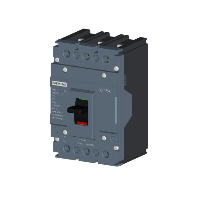 MCCB 3VJ, 3P Icu 10kA