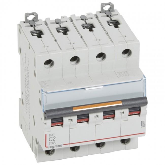 MCB DX3 4P 25KA