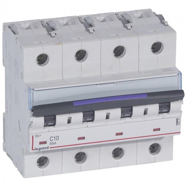 MCB DX3 4P 50KA