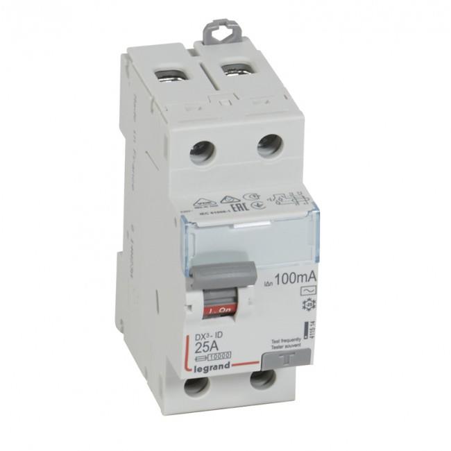 RCCB DX3-ID 2P 100MA