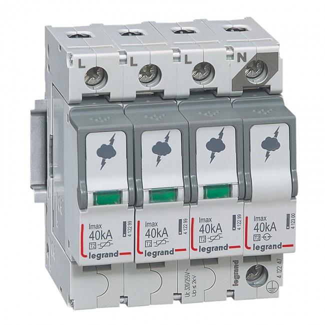 Chống sét lan truyền SPD T2 40KA 3P+N NR