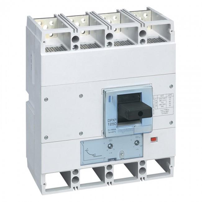 MCCB DPX3 4P - DPX3 1600 - MT 4P 36KA