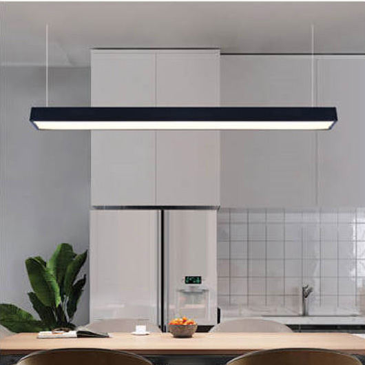 Đèn thả trang trí Andora L1200*W70*H40 - LED 3 CĐ - Thân Đen
