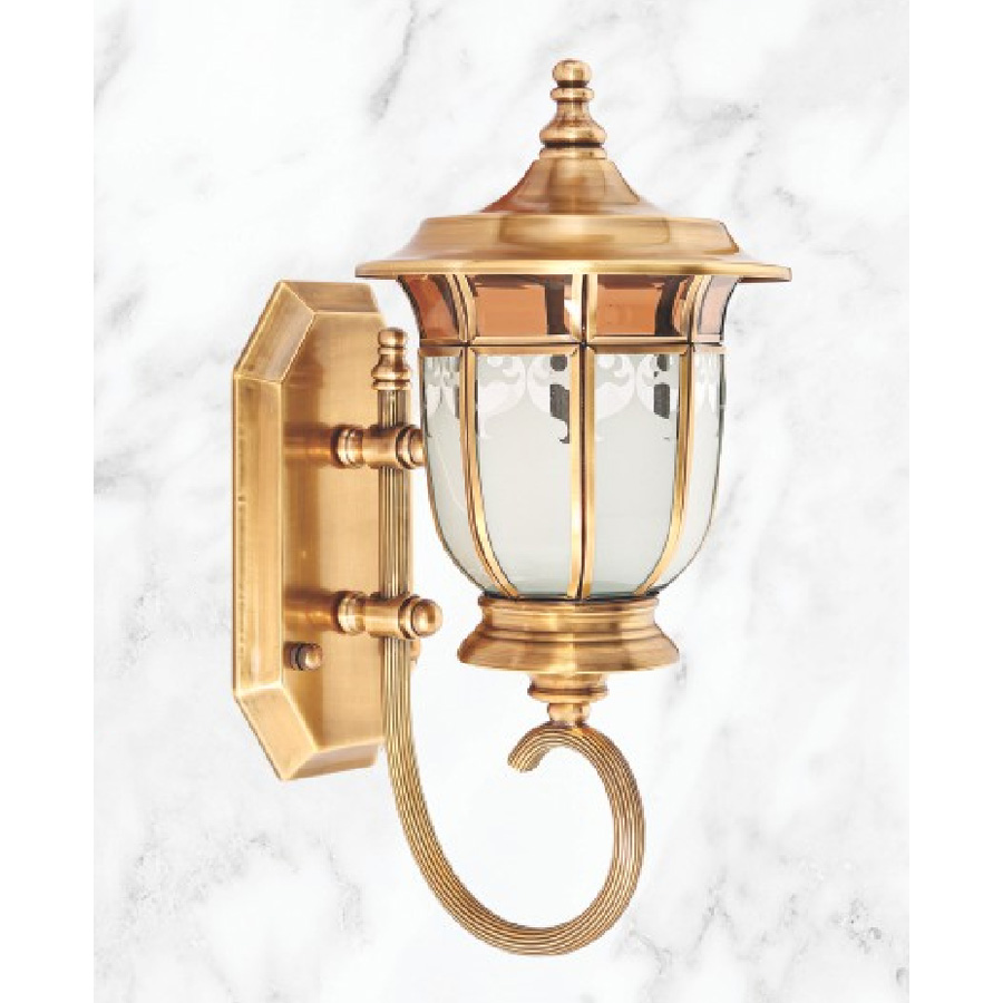 Đèn tường đồng cổ điển H380*W180*D250 E27x1 lamp
