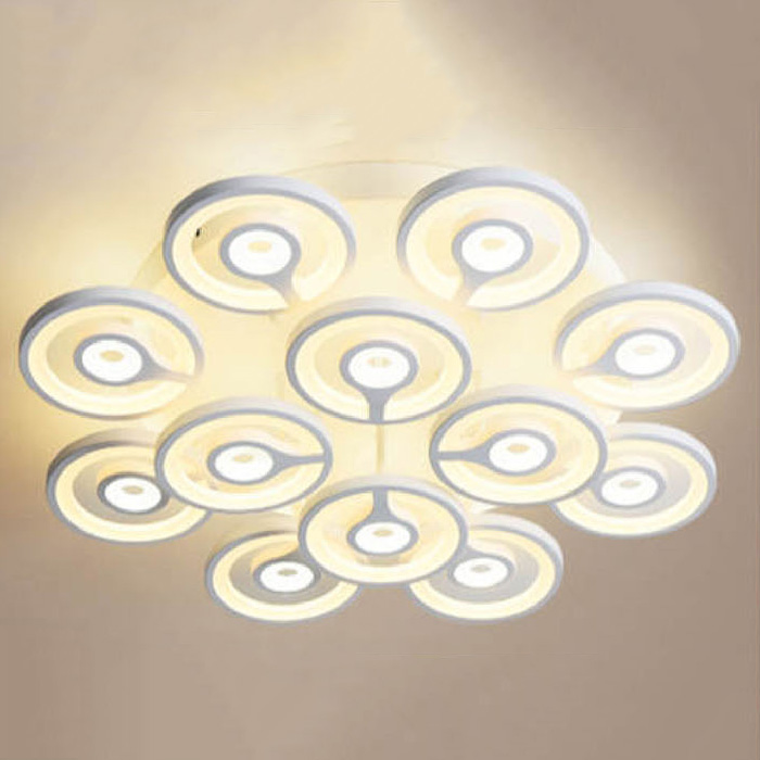 Đèn ốp trần trang trí Andora Ø800 - LED 3 CĐ + Remote
