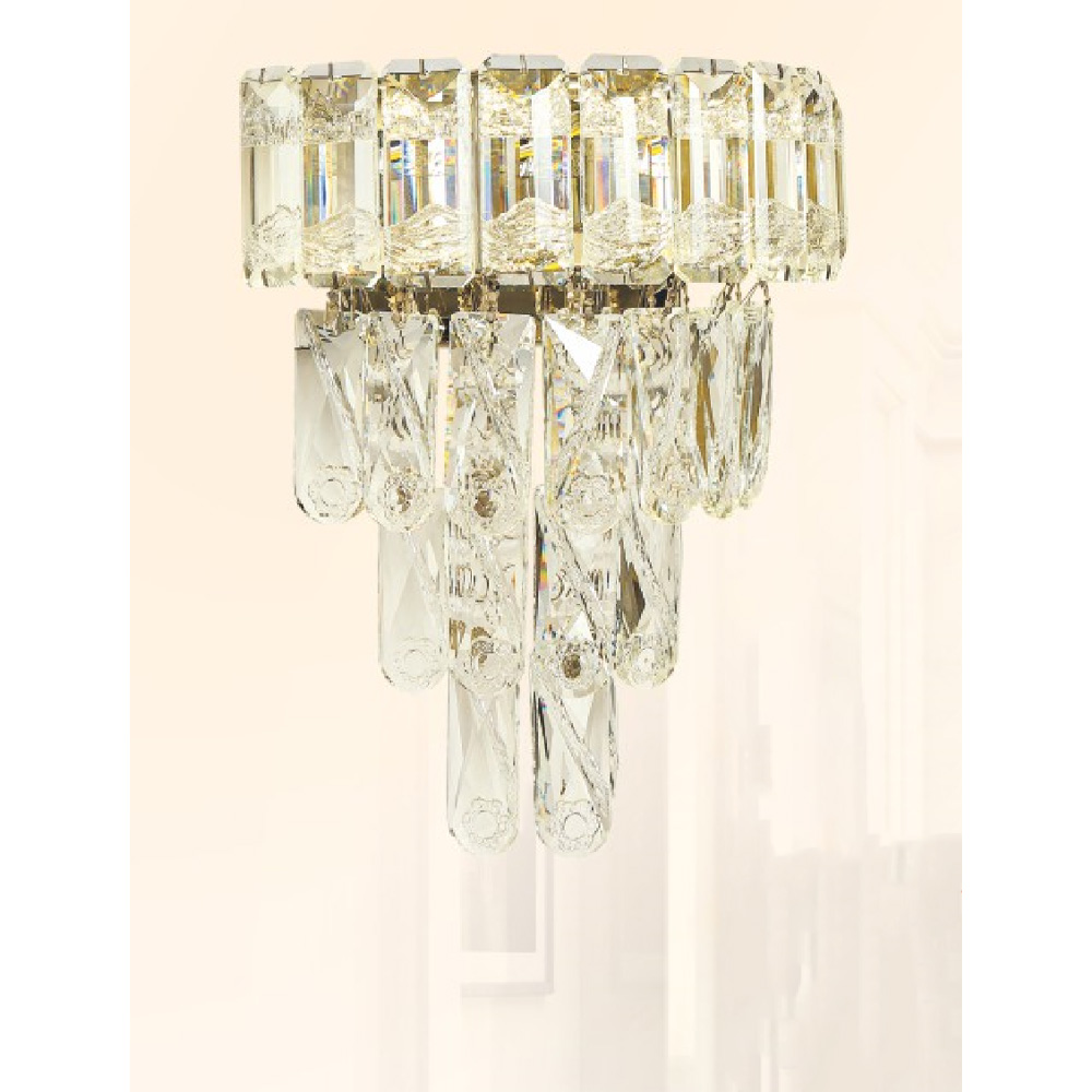 Đèn vách pha lê H290*W230*D140 Led 24W 3 CĐ