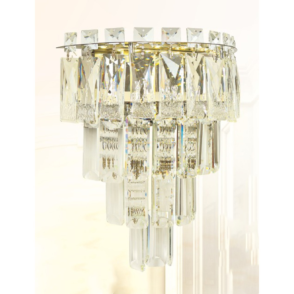 Đèn vách pha lê H300*W230*D140 Led 24W 3 CĐ