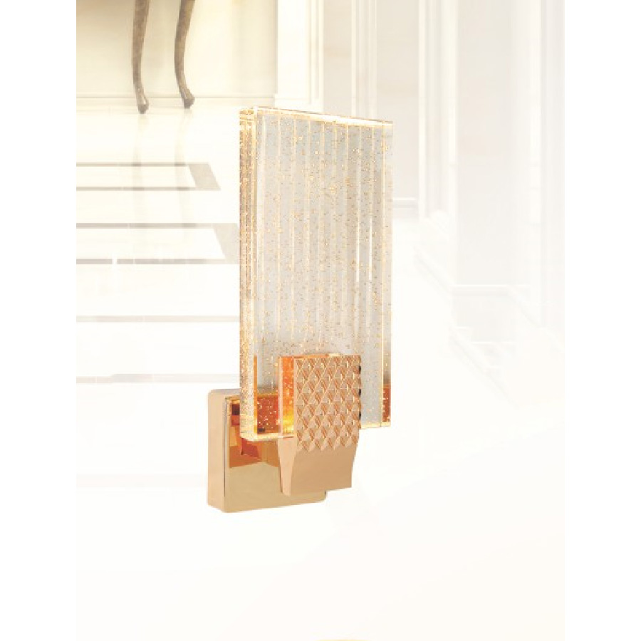 Đèn vách pha lê H300*W110*D100 Led 3W 3 CĐ