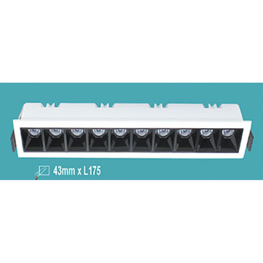 Đèn âm trần Sano LA 10312 Led 10W Ø45*L183