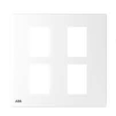 Mặt cho 4 thiết bị ABB size 1M