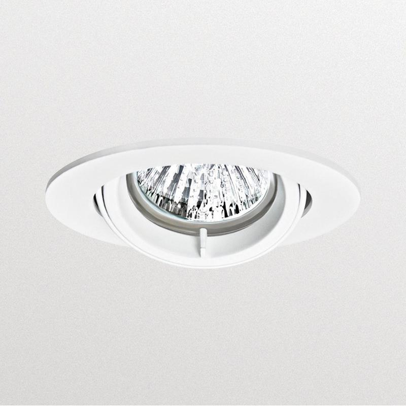 Chóa bóng chén xoay góc chiếu QBS027 White GX5.3 Φ82