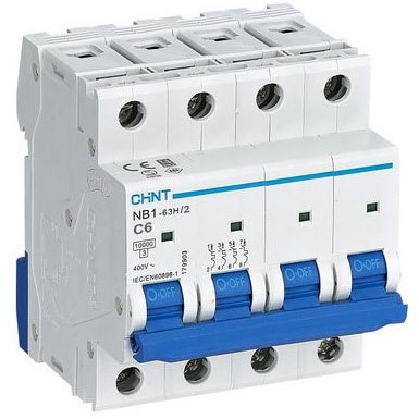 MCB 4P CHINT NB1-63H/2 8In