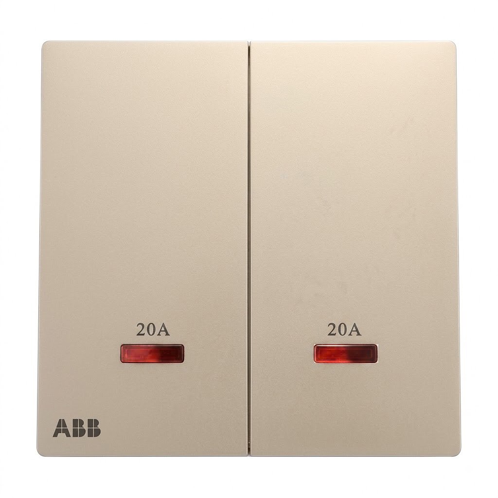 Bộ công tắc đôi 2 cực 20A - ABB