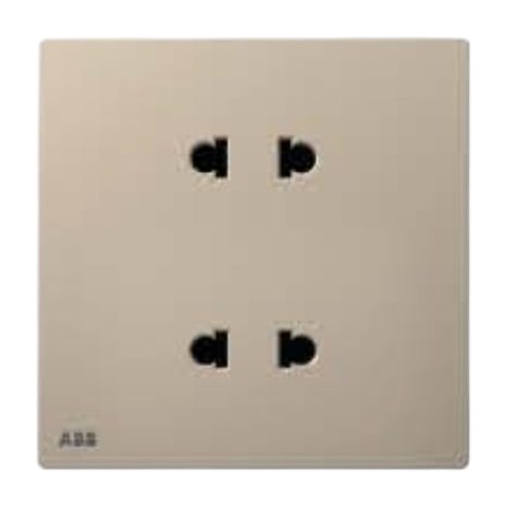 Bộ ổ cắm đôi 2 chấu 10A - ABB