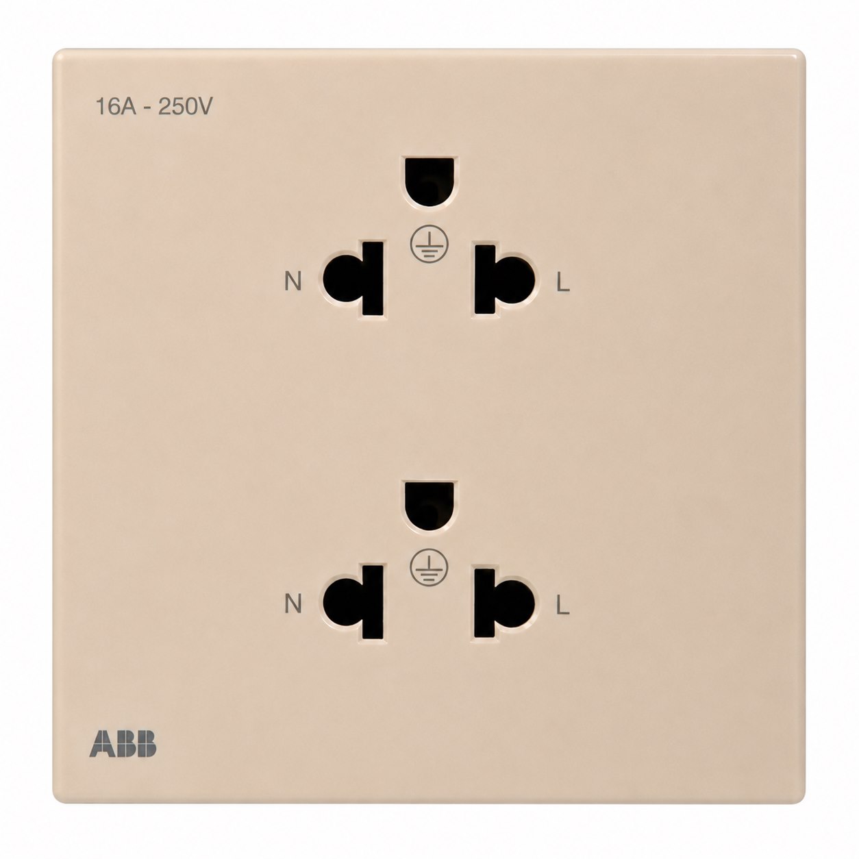 Bộ ổ cắm đôi 3 chấu 16A - ABB