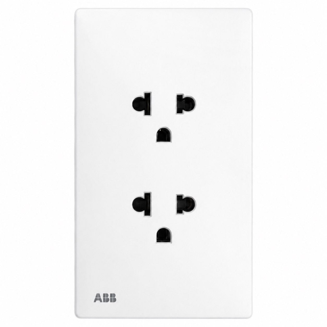 Bộ ổ cắm đôi 3 chấu 16A ABB, tràn viền