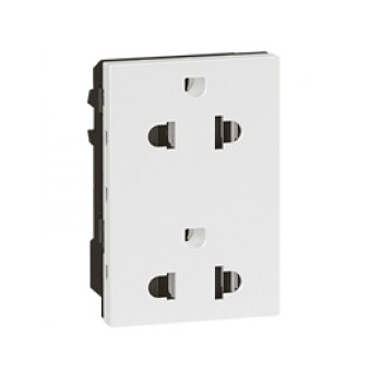 Ổ cắm đôi 3 chấu 16A, 3 mô-đun 572133