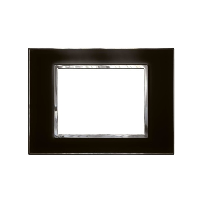 Mặt che kính đen Arteor – 3 module – 575273